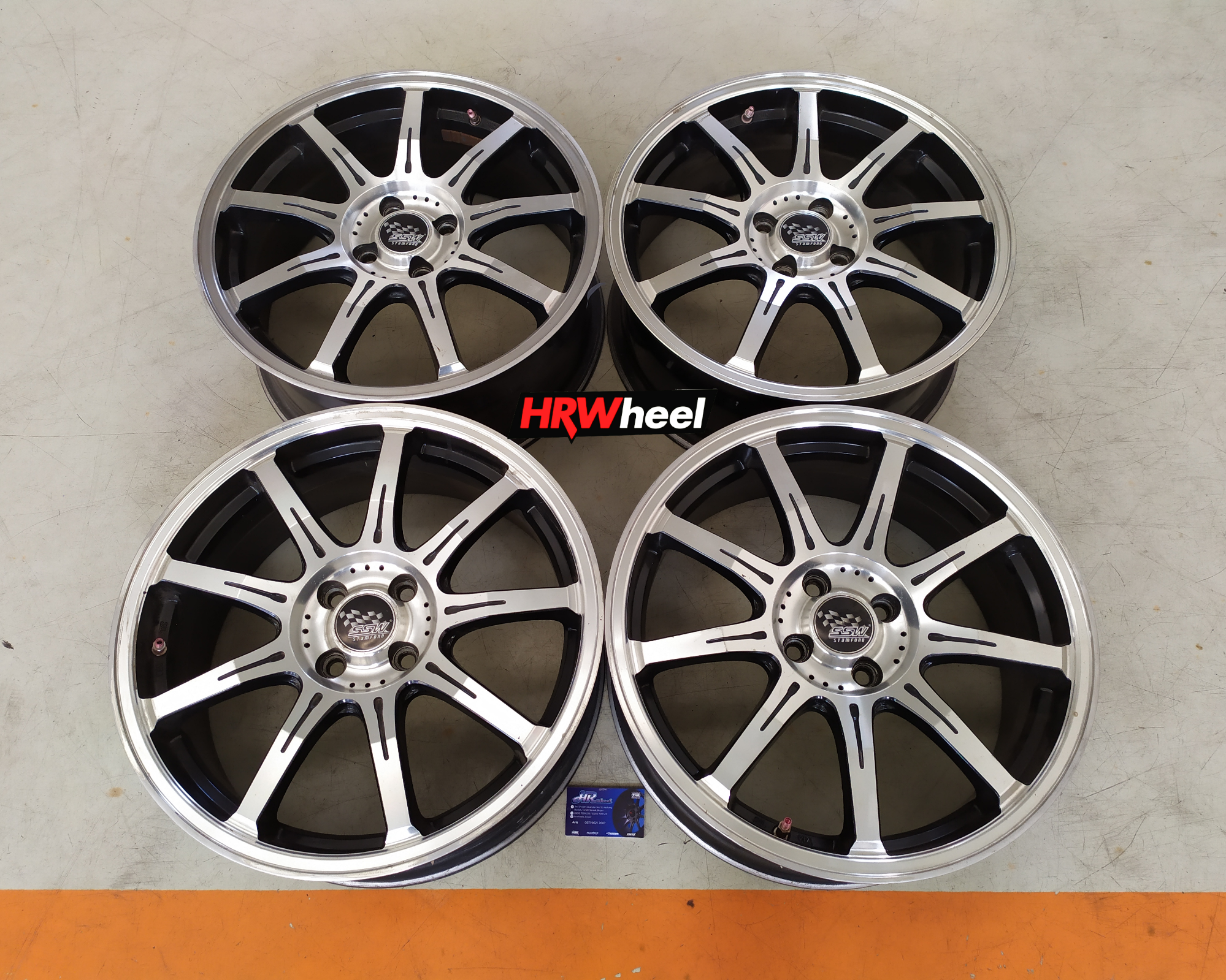 Velg SSW Ring 17 H:4×100 Cocok Buat Vios,Yaris,Etios dll