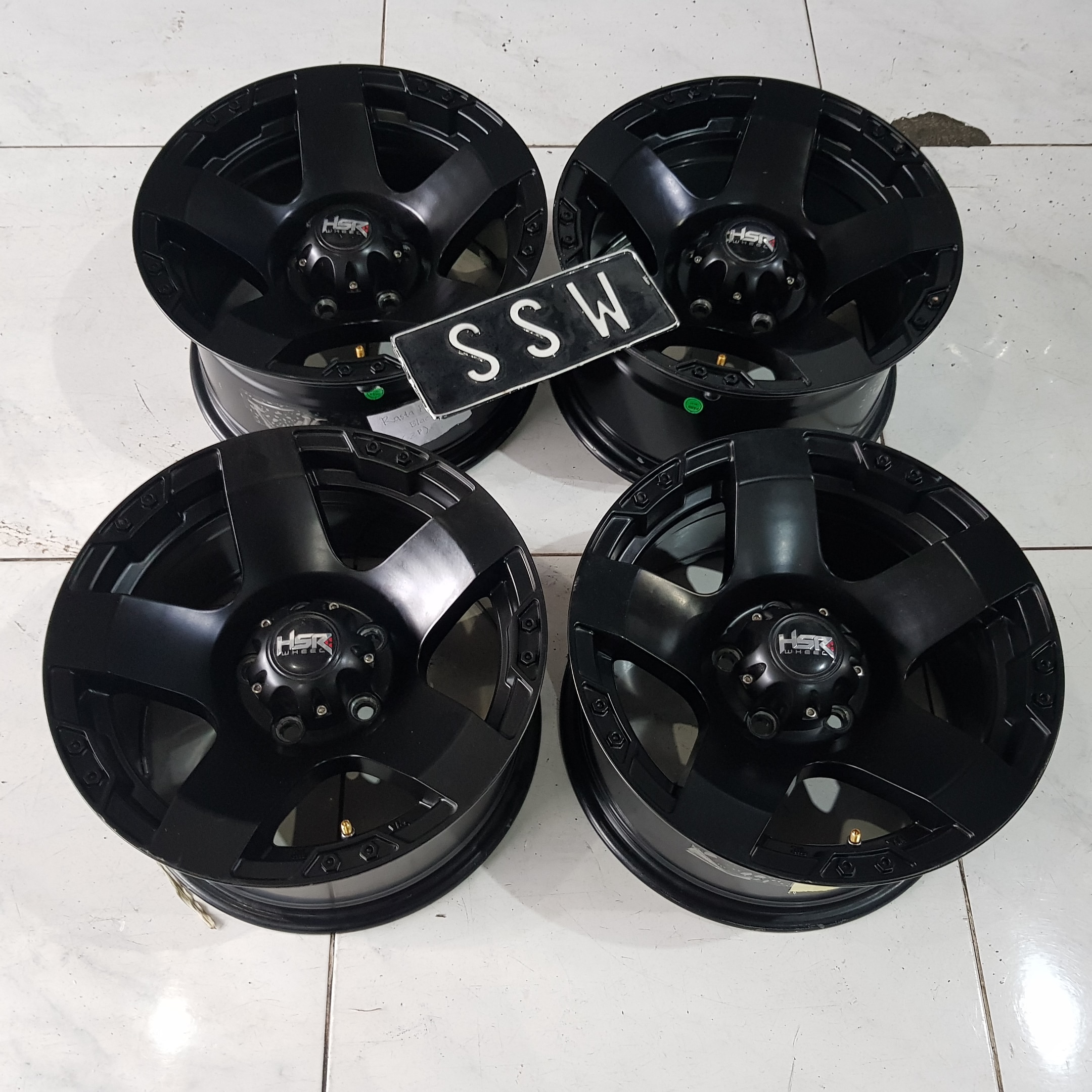 velg hsr rasta ring 15 hitam look offroad