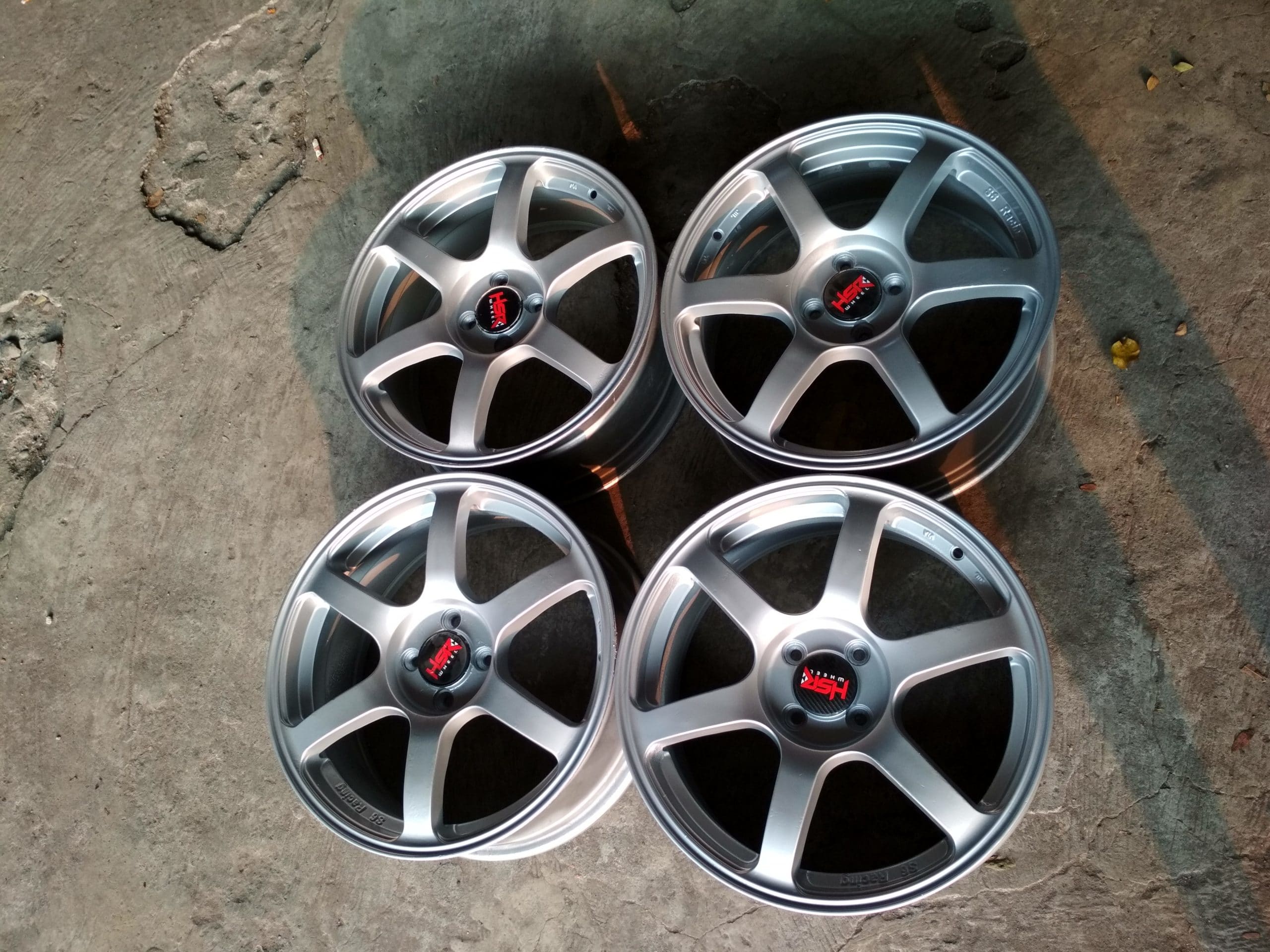 velg second TE37 ring 17×7 pcd 4×100