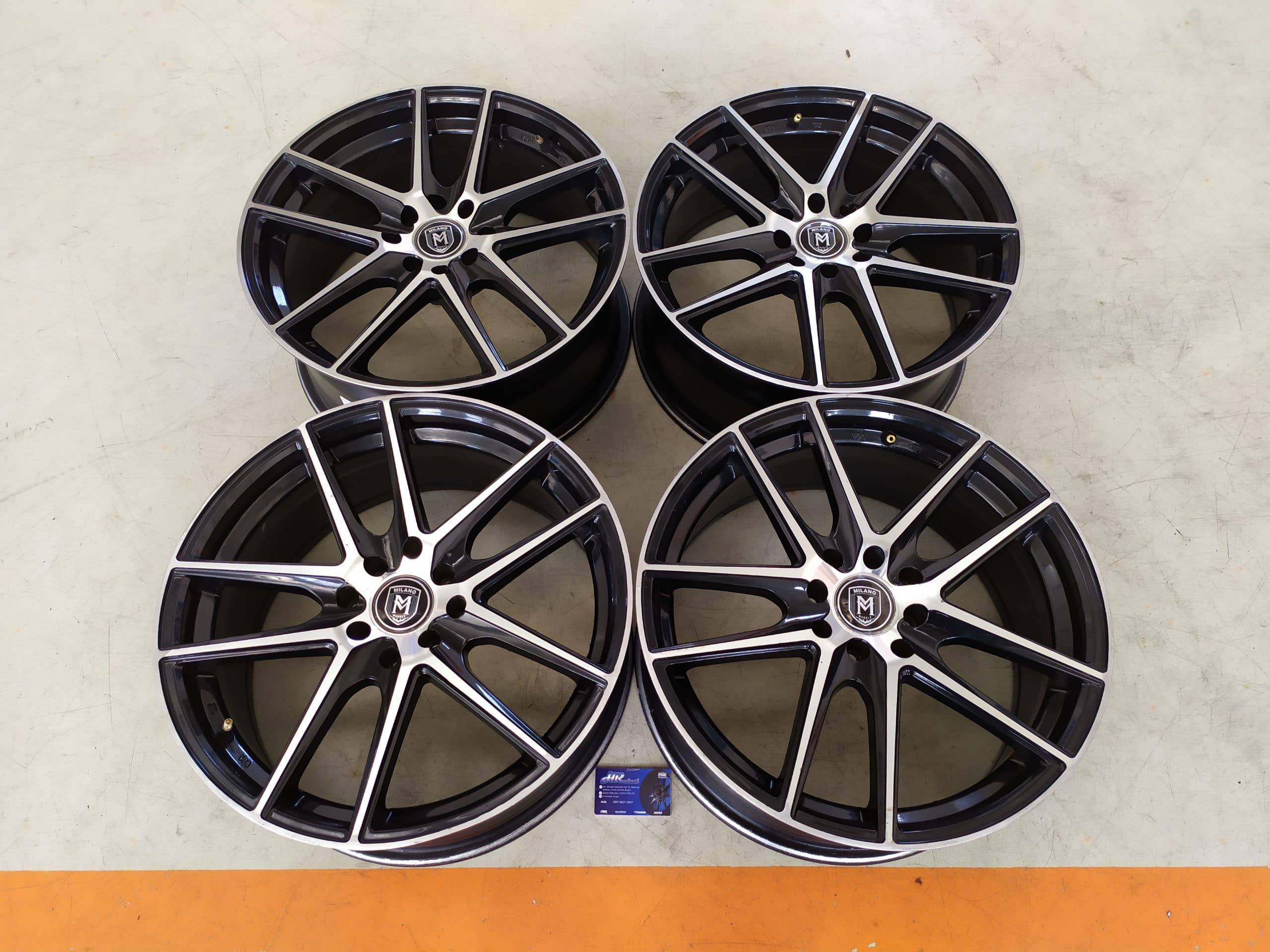 Velg Bekas Type Milano Ring 17 For Xenia,Etios,Jass S,Mazda2 dll