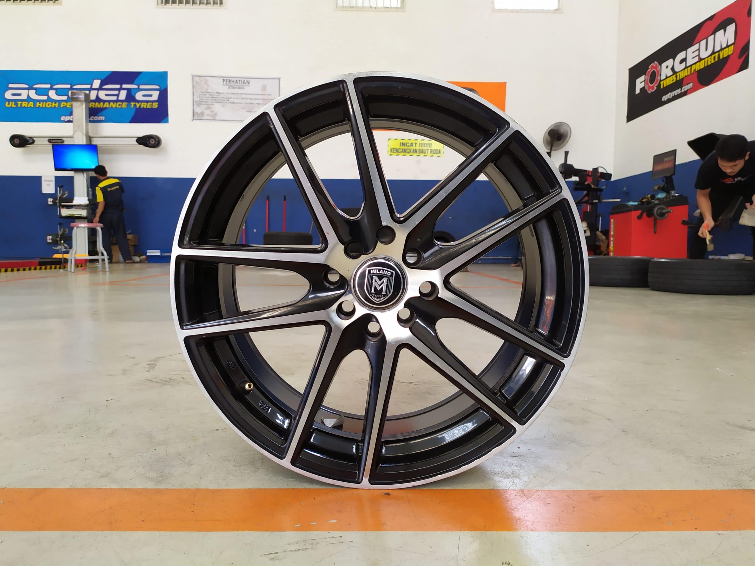 Velg Bekas Type Milano Ring 17 For Xenia,Etios,Jass S,Mazda2 dll