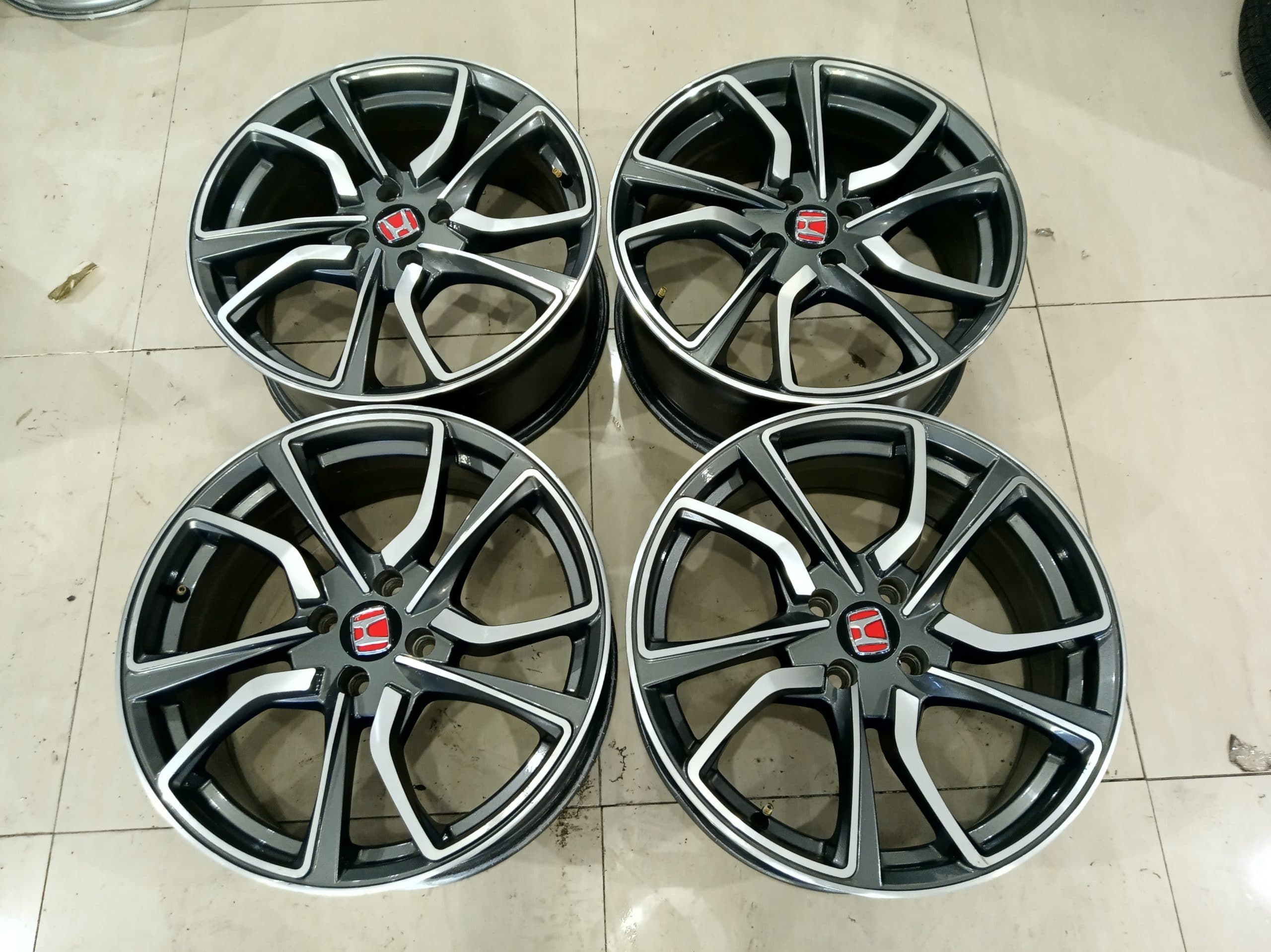 JUAL VELG BEKAS RACING MISATO R17X7,5 PCD 4X100 ET40