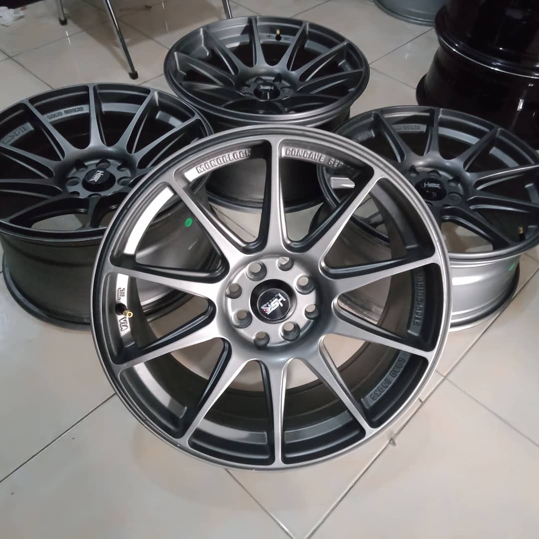 Velg Racing Shinjuku Ring17 Pcd8x100+114,3 Grey