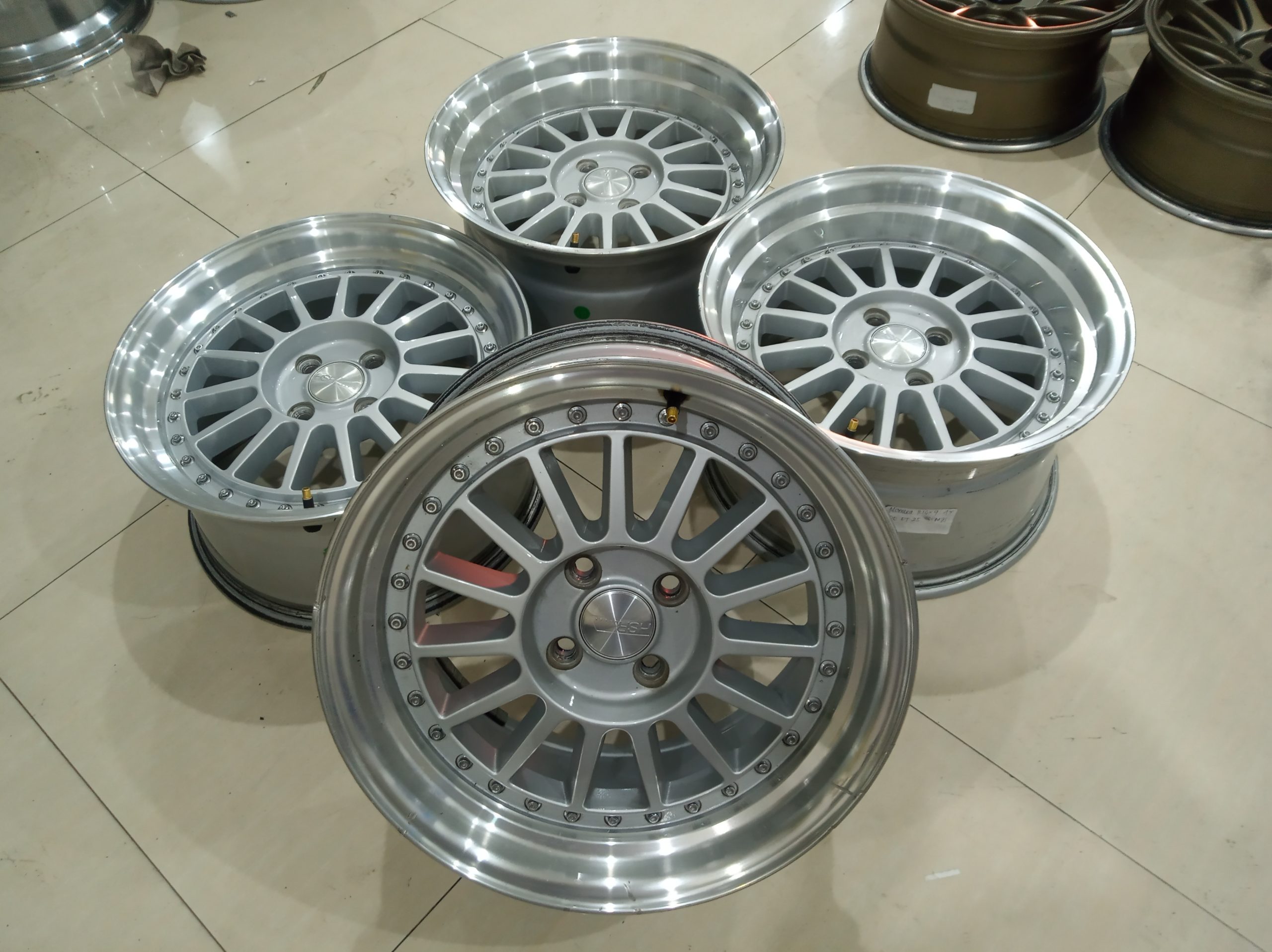 JUAL VELG BEKAS RACING NAMLEA R16X8/9 PCD 4X100 ET30