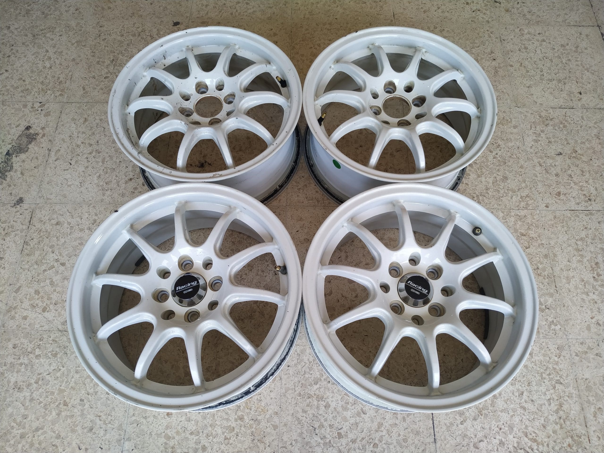 Dijual Velg Racing Enkei Ring 15 Warna Putih