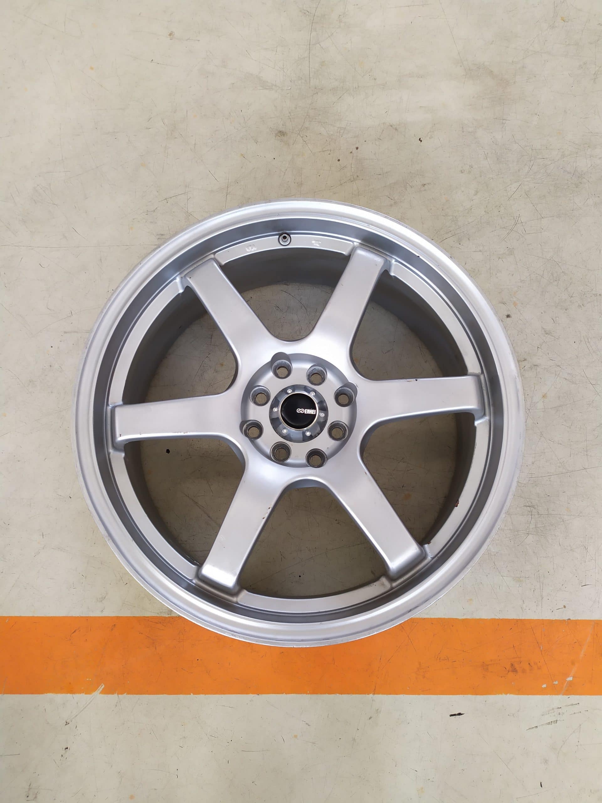 VELG BEKAS REP TE37 RING 18 COCOK LIVINA,JAZZ RS,MAZDA2 DLL