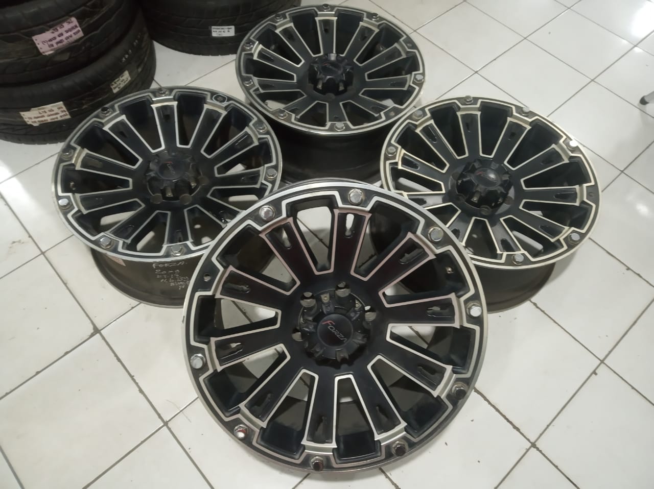 Jual velg racing untuk fortuner pajero d-max trailblazer Ring 20