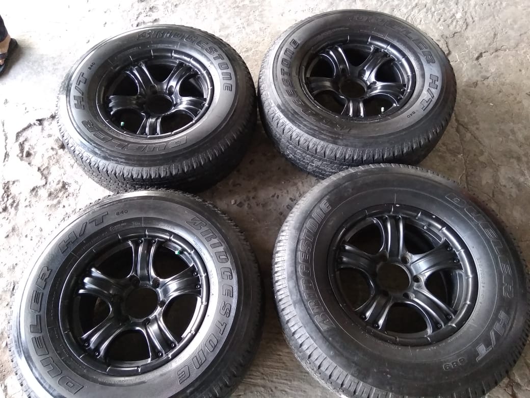 Paket velg compomotive ring 16 pcd 6×139 + ban 265/70