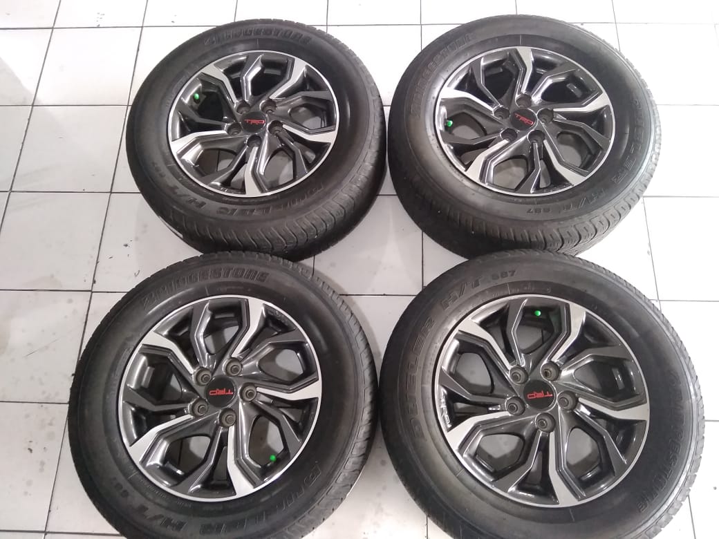 jual velg second ori rush trd ring 16 + ban 235/60