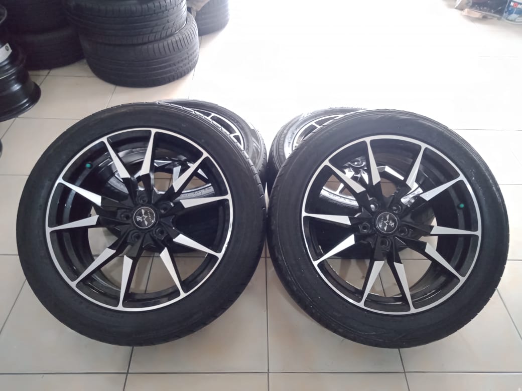 VELG MOBIL RACING JF LUXURY +BAN DUNLOP 235 50 R18 (60%)