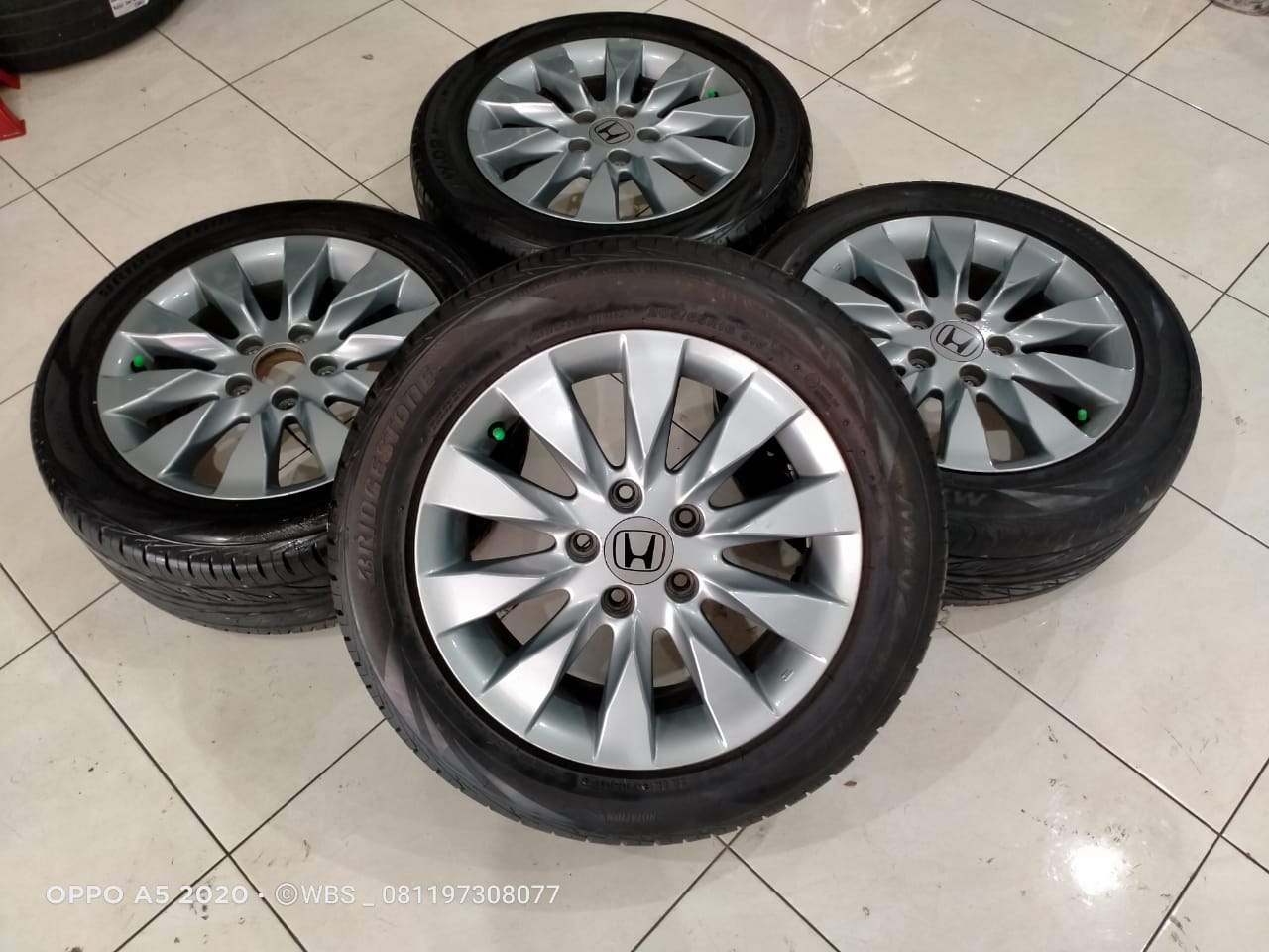 VELG ORIGINAL CIVIC FD RING 16 + BAN BRIGSTON 205-55