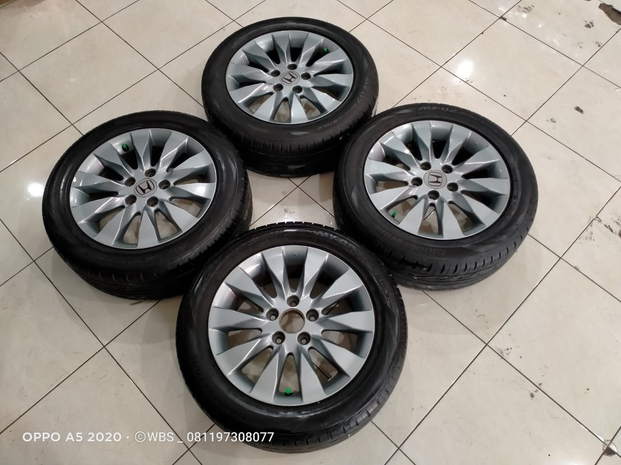 VELG ORIGINAL CIVIC FD RING 16 + BAN BRIGSTON 205-55