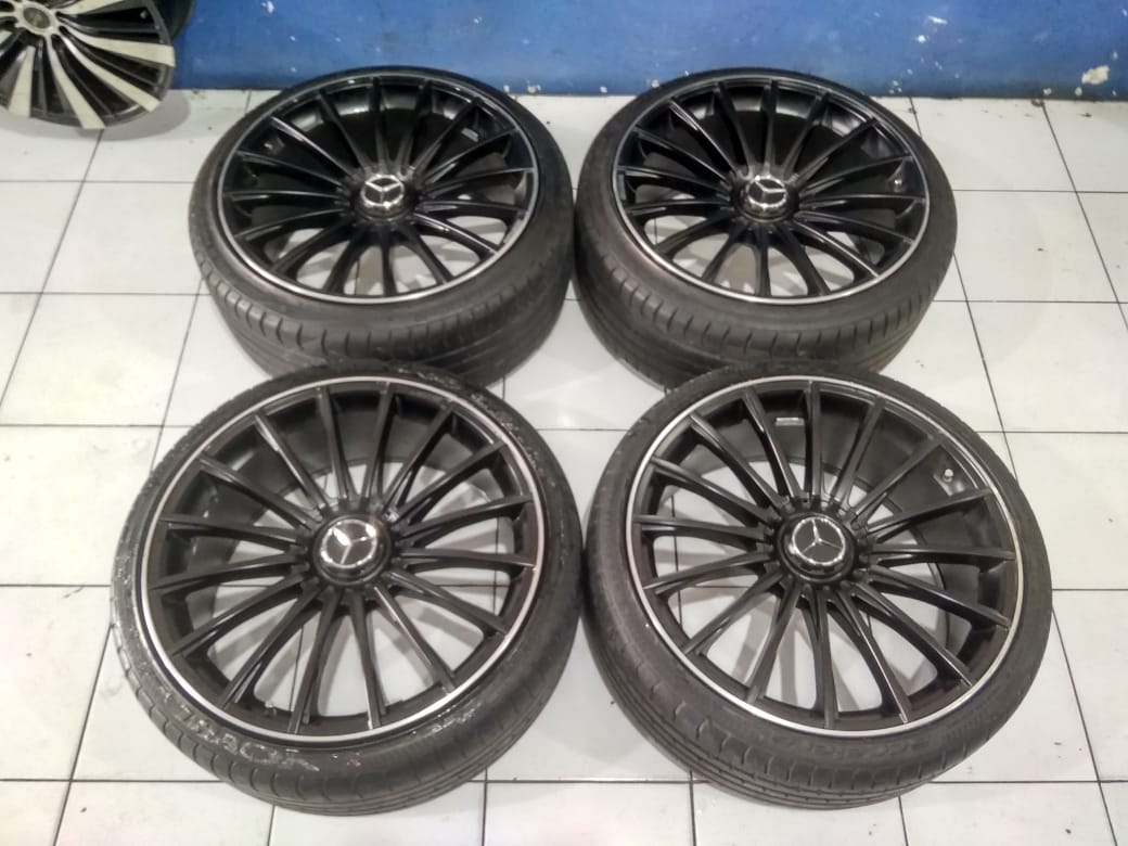 Velg racing AMG R20 mercy lebar 8,5/9,5 pcd:5×112