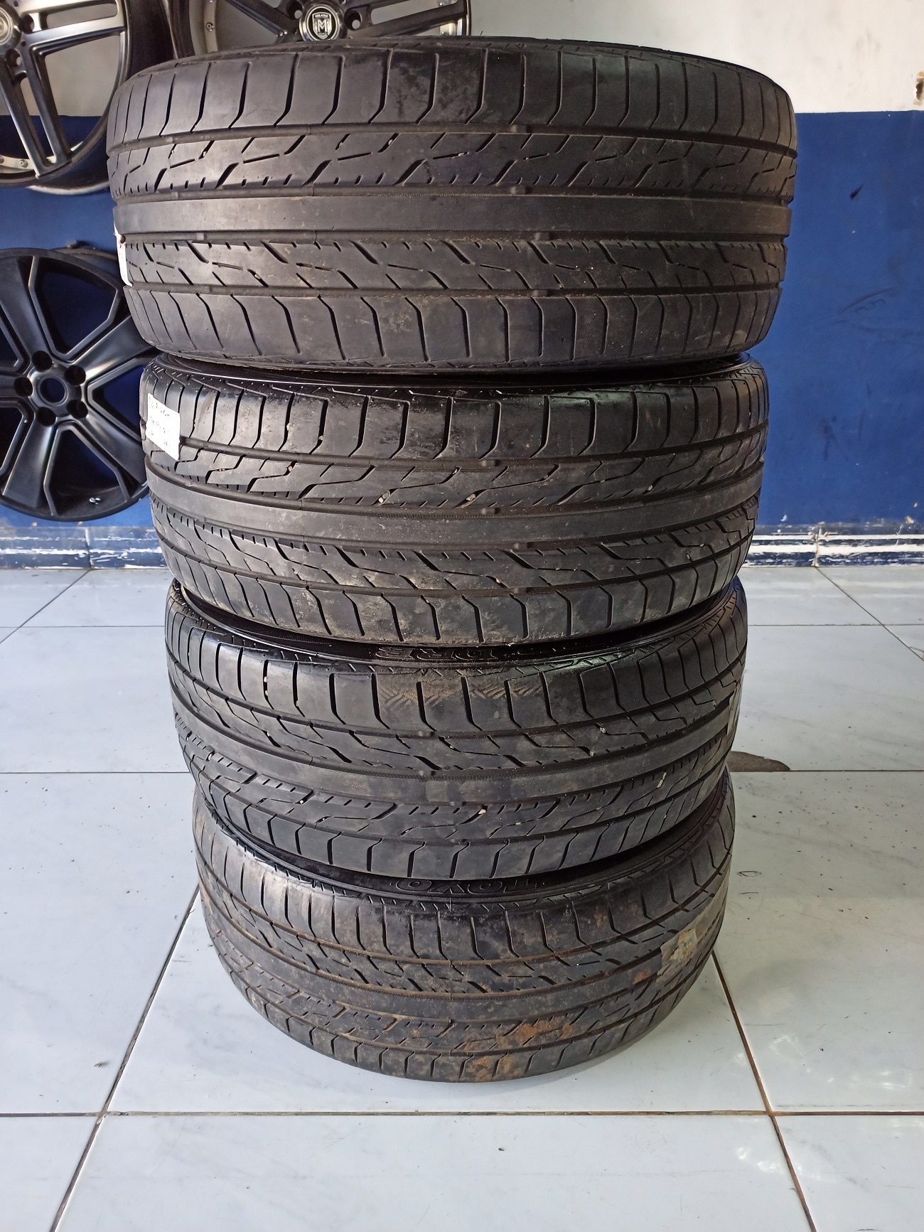 Jual velg seken cr kai r17 paket ban 80 up up Beli 