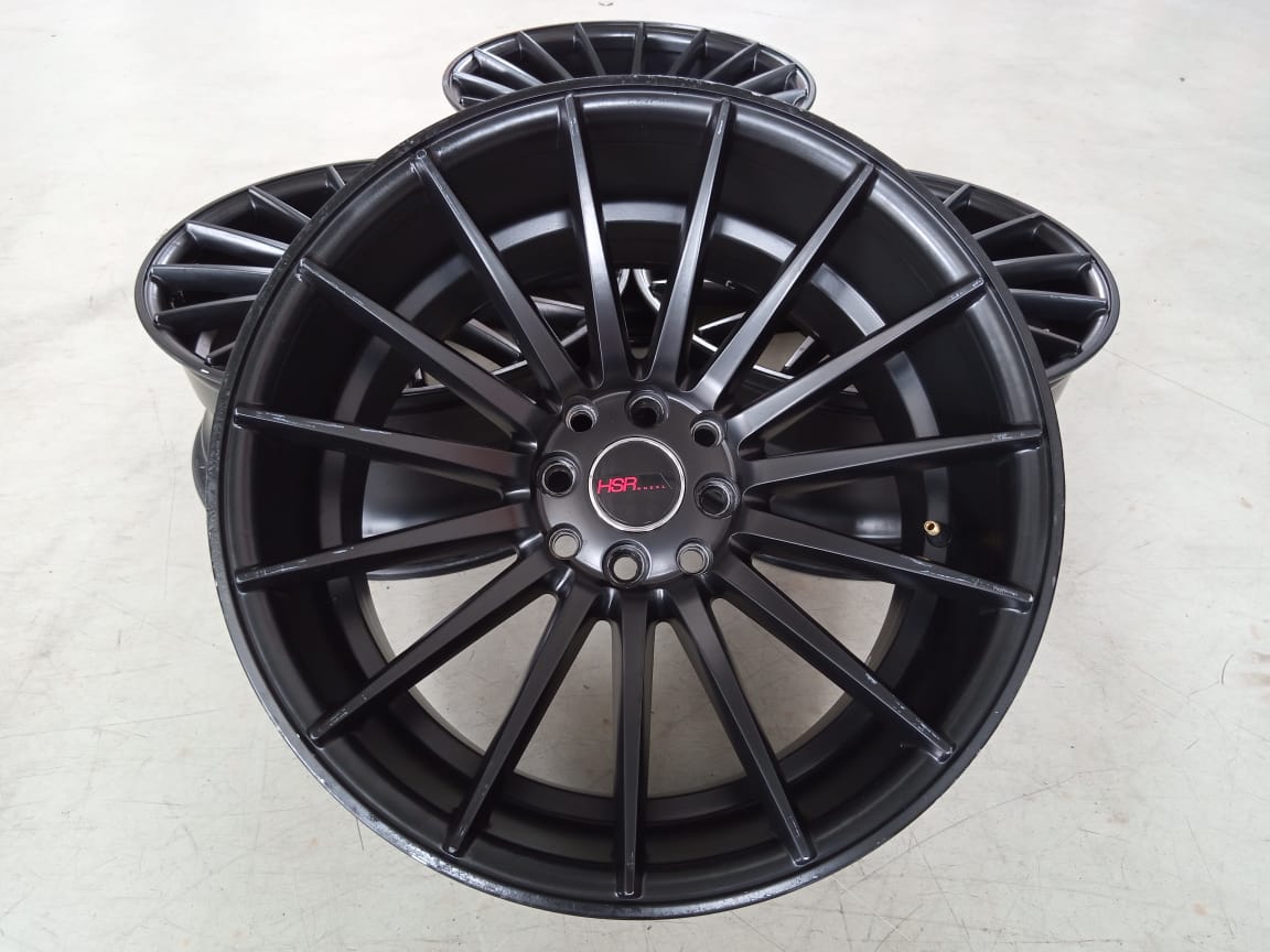 Velg Bekas HSR Type Tsukuba Ring 17×7,5+9 ET:42+30 H:8×100+114,3 Black