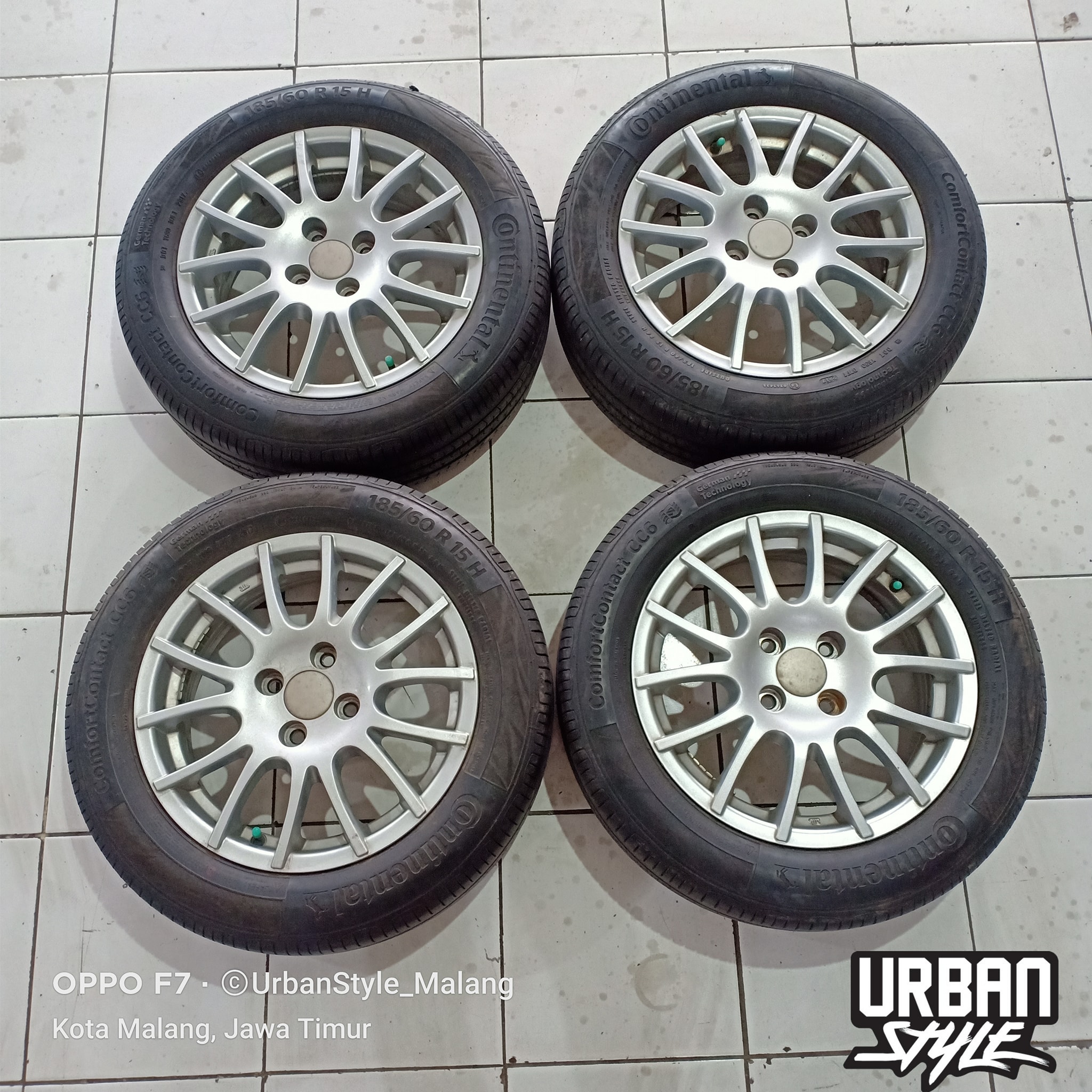 Jual Velg OEM VIOS R15 + BAN CONTI 185/60 R15