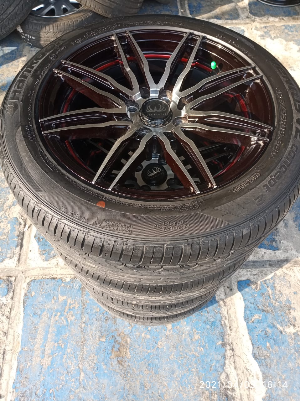 velg seken bekas ring 15×7 pcd 4×100 4×114 seken bekas murah plus ban