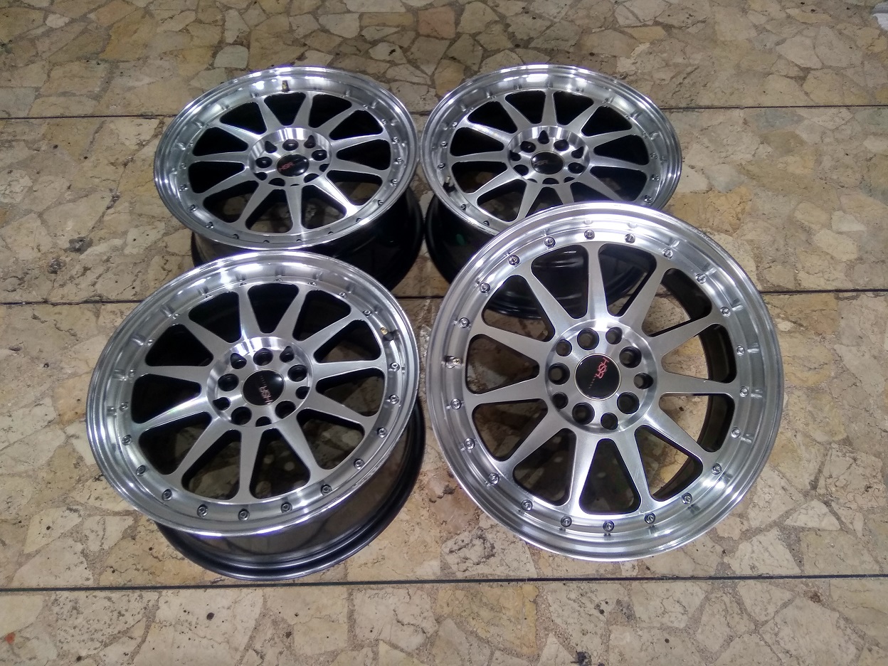 Velg Mobil HSR Hardirit Ring 16 Lebar 7 Lubang Baut pcd 5×100, 5×114