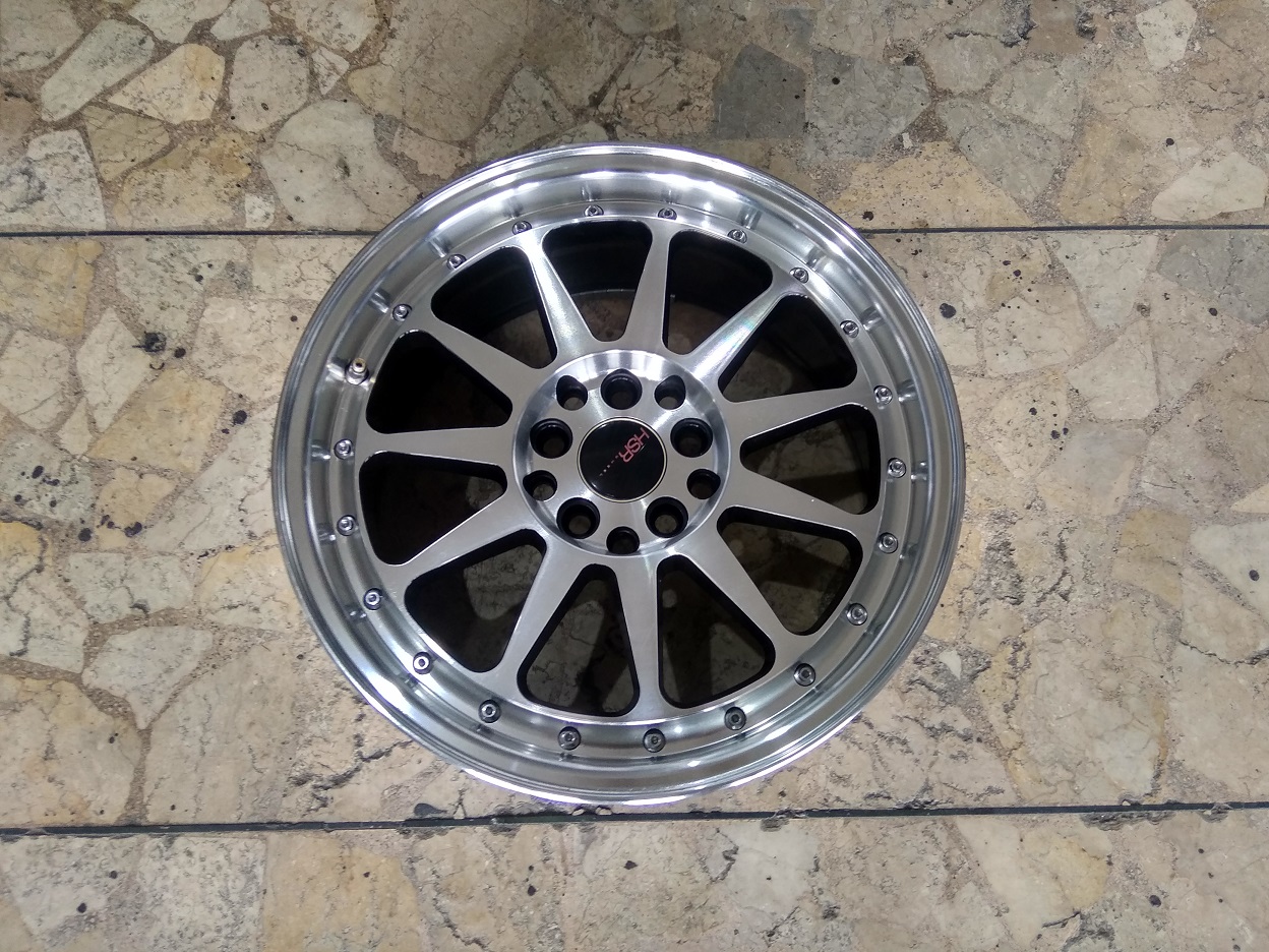 Velg Mobil HSR Hardirit Ring 16 Lebar 7 Lubang Baut pcd 5×100, 5×114