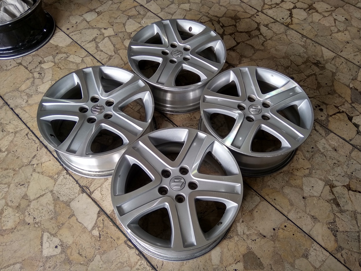 Velg Mobil Ori Copotan Vitara Ring 17 Lebar 6,5 Lubang Baut pcd 5×114