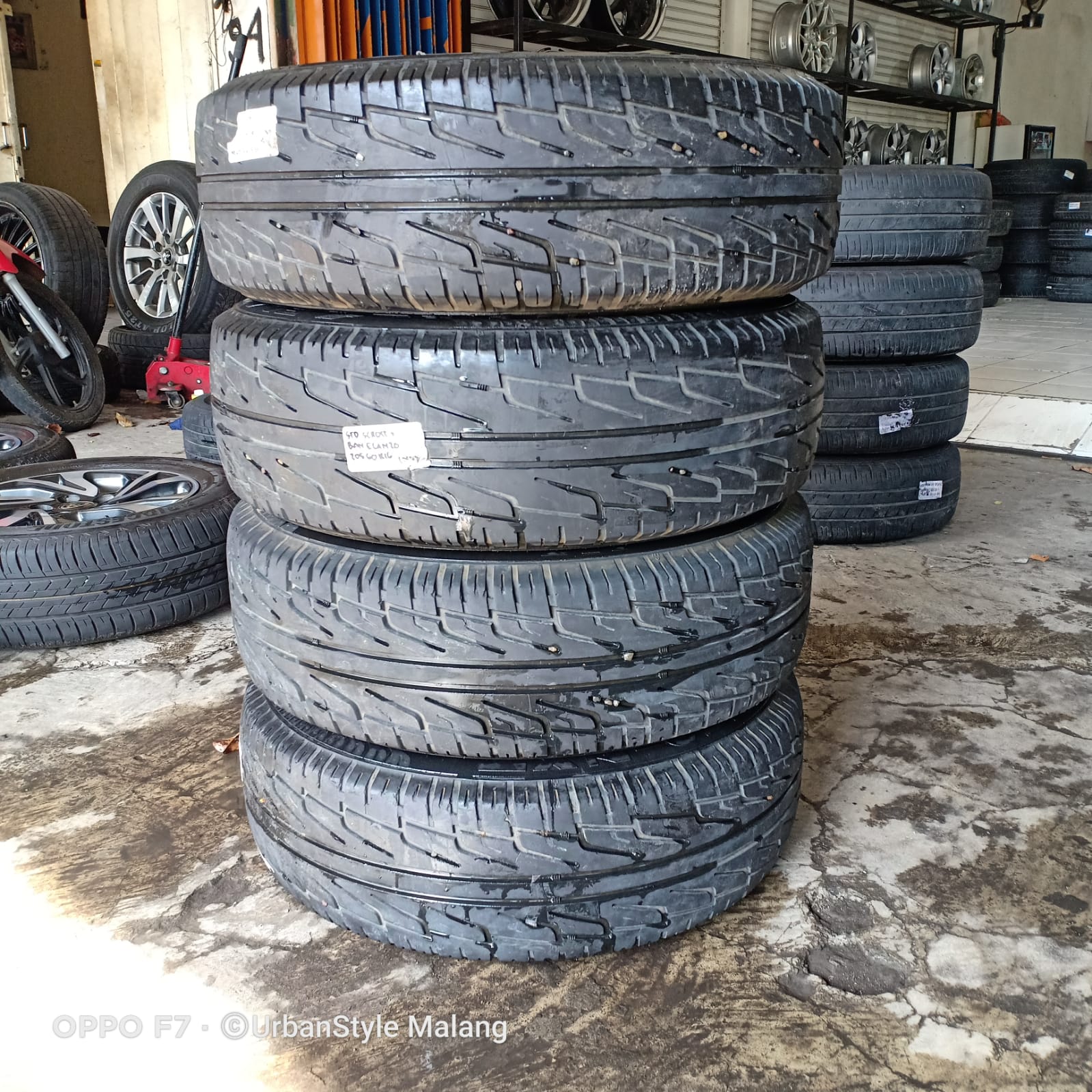 VELG MOBIL BEKAS OEM SCROSS RING 16 PCD5X114 + BAN 205/60 R16