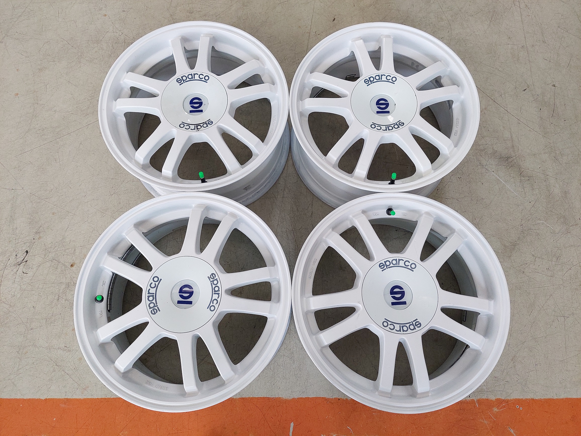 Velg Mobil Racing Second Sparco Rally Ring 16 Lebar 7 inc Hole 4 x 100 ET 37 White