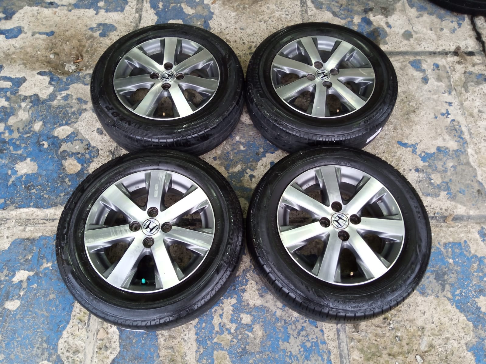 velg bekas murah oem original freed ring 15×5 pcd 4×100 seken bekas murah berkualitas