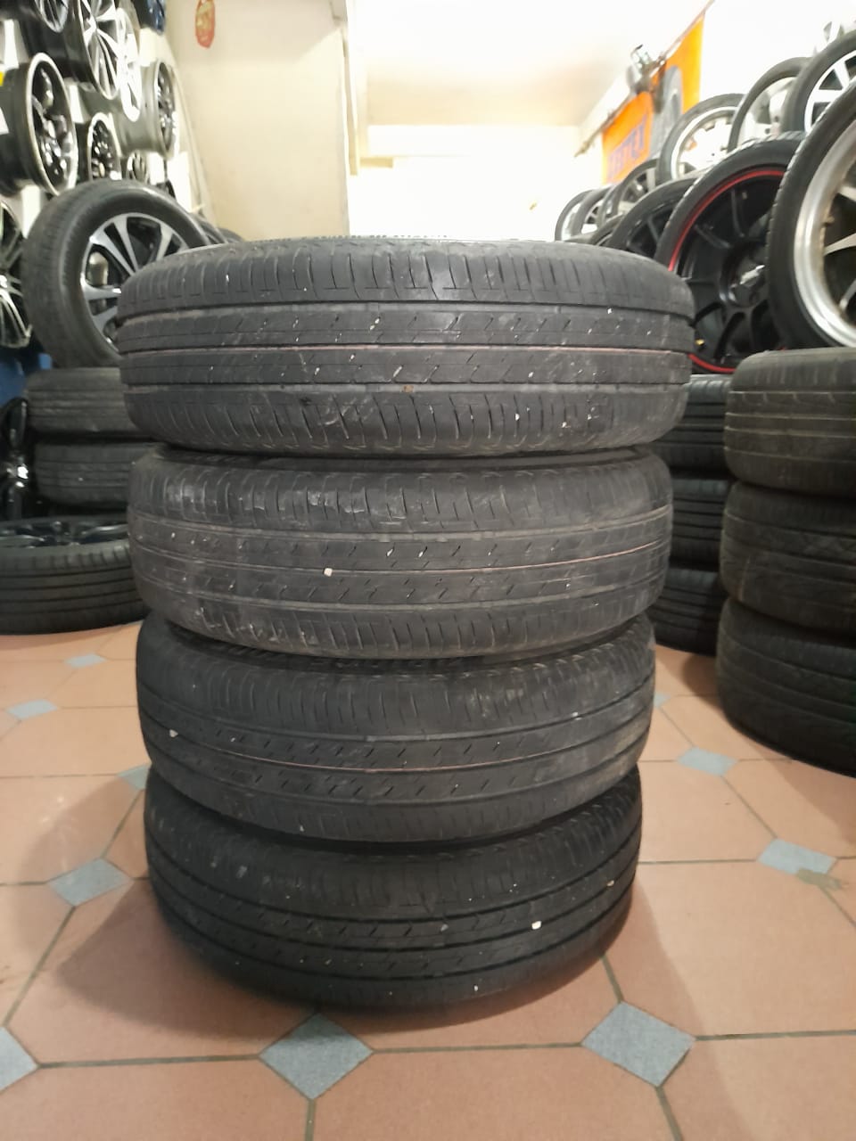 velg seken bekas mobil yaris ring 15×5 pcd 4×100 seken bekas murah plus ban