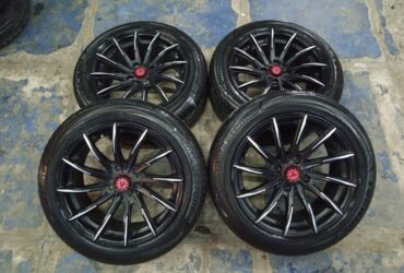 velg mobl bekas raicng milano ring 15×7 lubang 4×100 4×114 xnia datsun ayla jaz