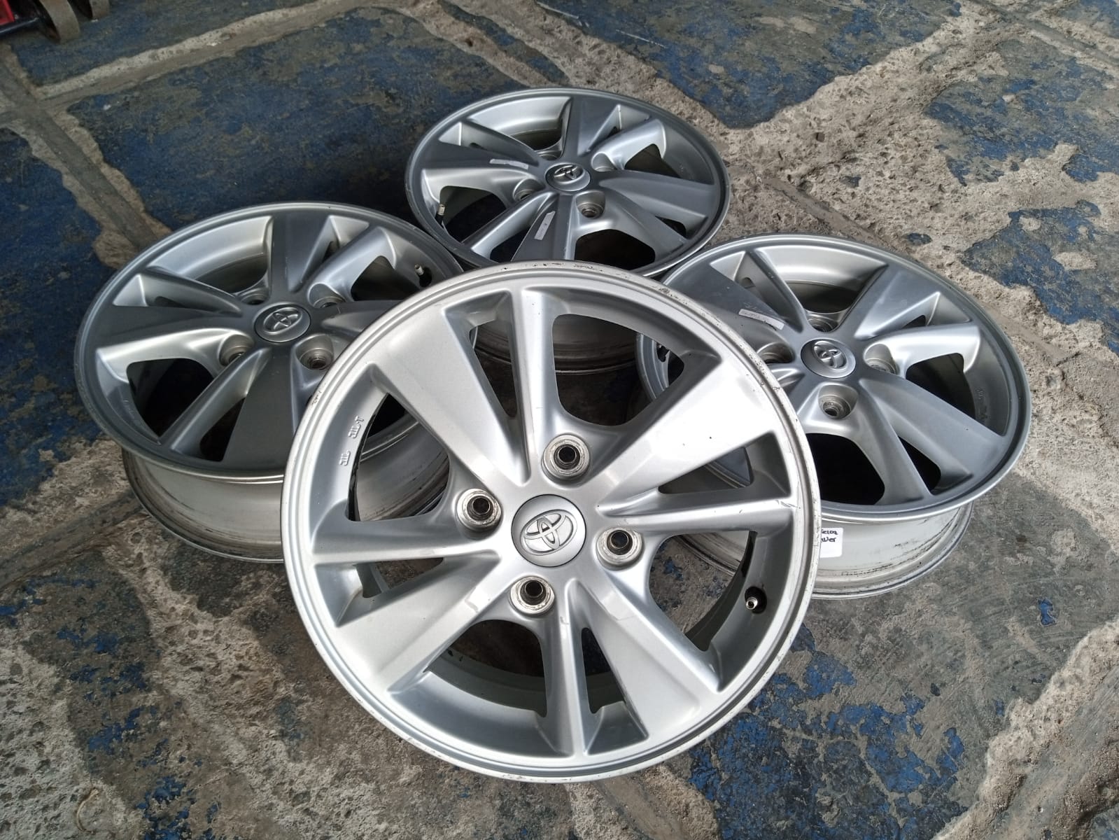 velg mobil bekas ring 15×5 lubang 4×114 seken murah bekas berkualitas geratis ongkir