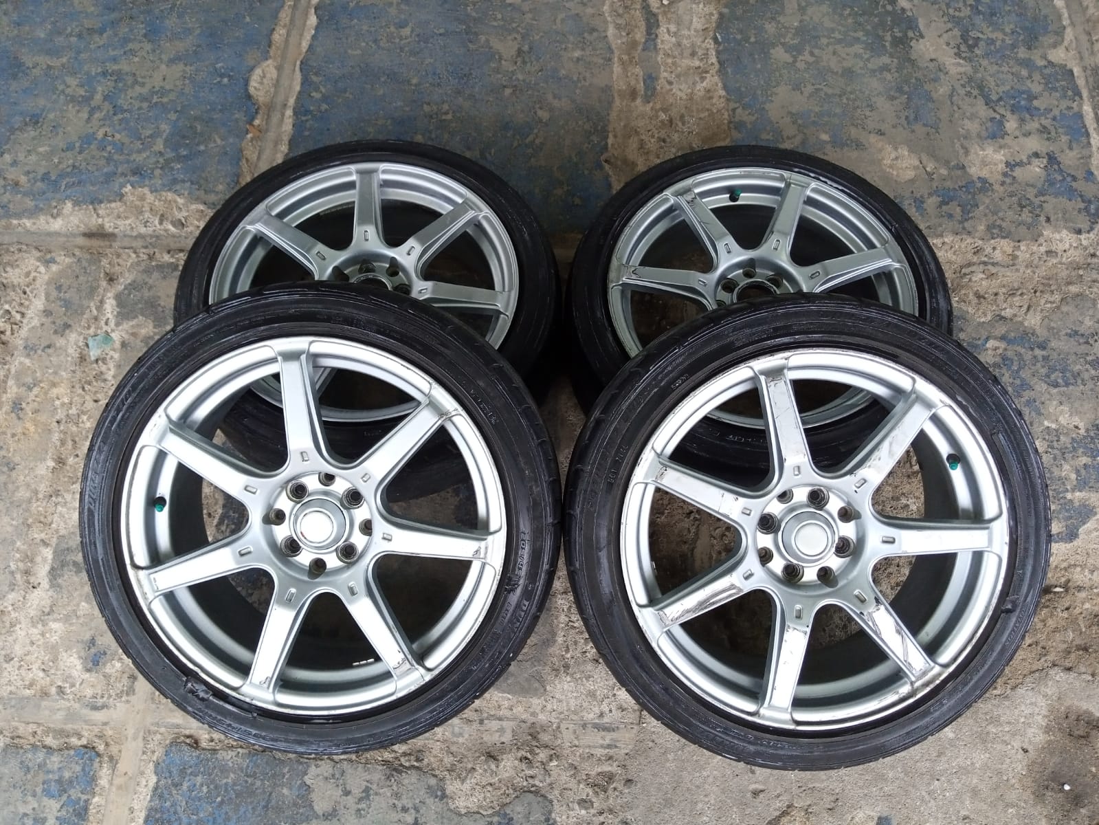 velg mobil bekas vosen ring 17×7 lubang 4×114 4×100 seken bekas murah geratis ongkir