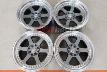 Velg Second Racing Model Celong Work Meister R17 Lebar 8+9 inc Baut 4