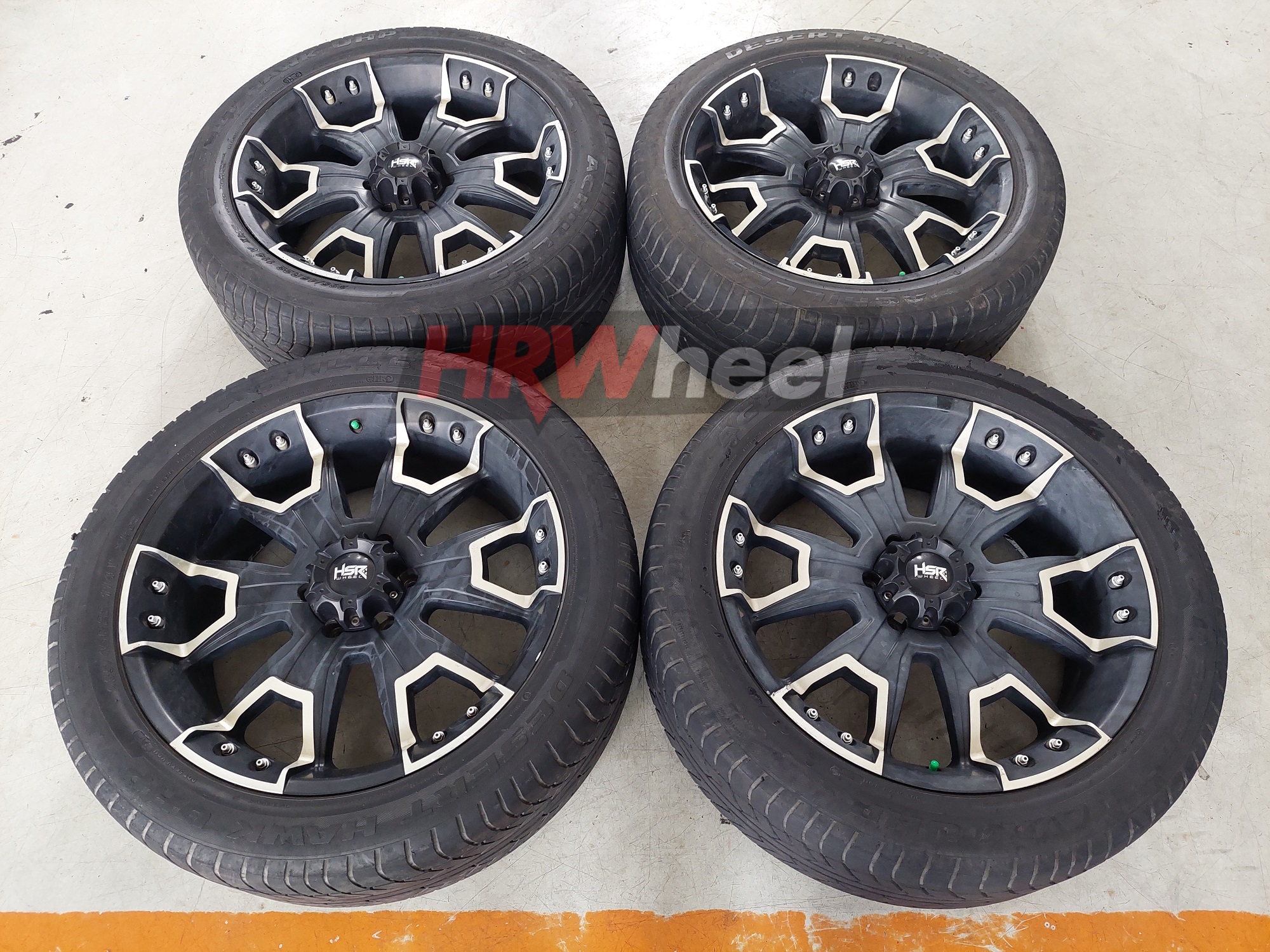 Velg Racing Seken Untuk Fortuner Pajero Triton EMR Ring 22 + Ban 285 45 R22