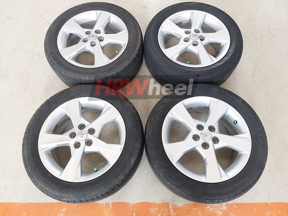 Velg Bekas Mobil Copotan Oem Toyota Altis Ring 16 + Ban Seken Hole 5 x 100